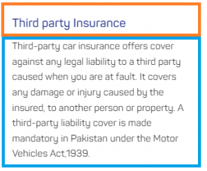Third-party insurance