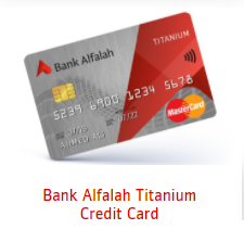 Bank Alfalah Titanium Credit Card