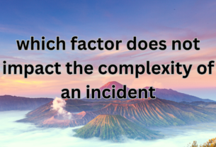 which factor does not impact the complexity of an incident